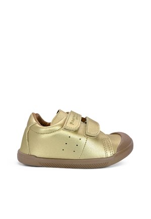 Pisamonas, ZAPATILLAS BAREFOOT EFECTO PIEL METALIZADAS UNISEX - Chaussures premiers pas - oro-coloured