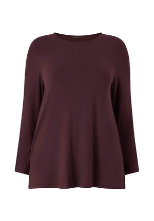 Ellos Plus collection, SOFT OBERTEIL MIT LANGEM ÄRMEL - Langærmet T-shirt - bordeaux