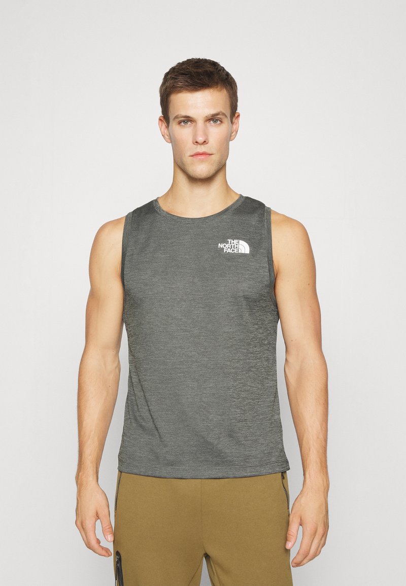 The North Face TANK Top medium grey heather/grey Zalando.co.uk