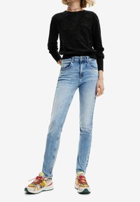 Desigual Stickad tröja - black