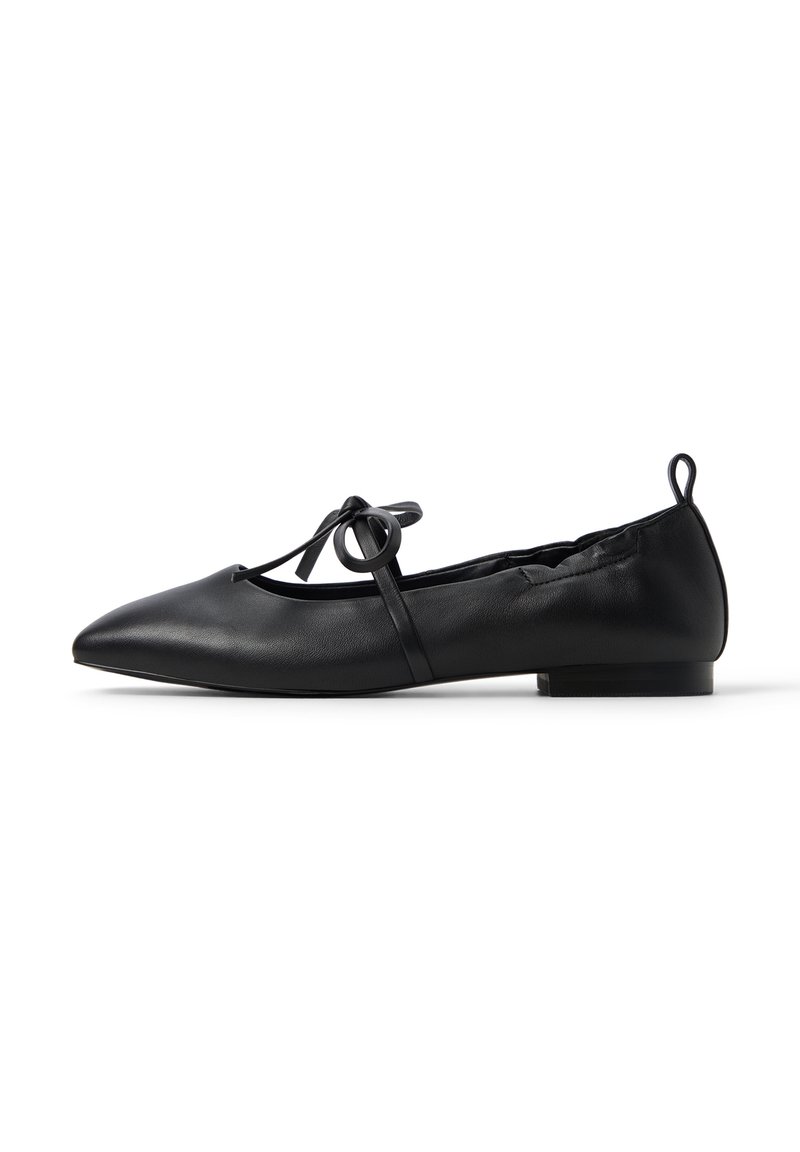 ALDO - BRIONY - Ankle strap ballet pumps - black, Enlarge
