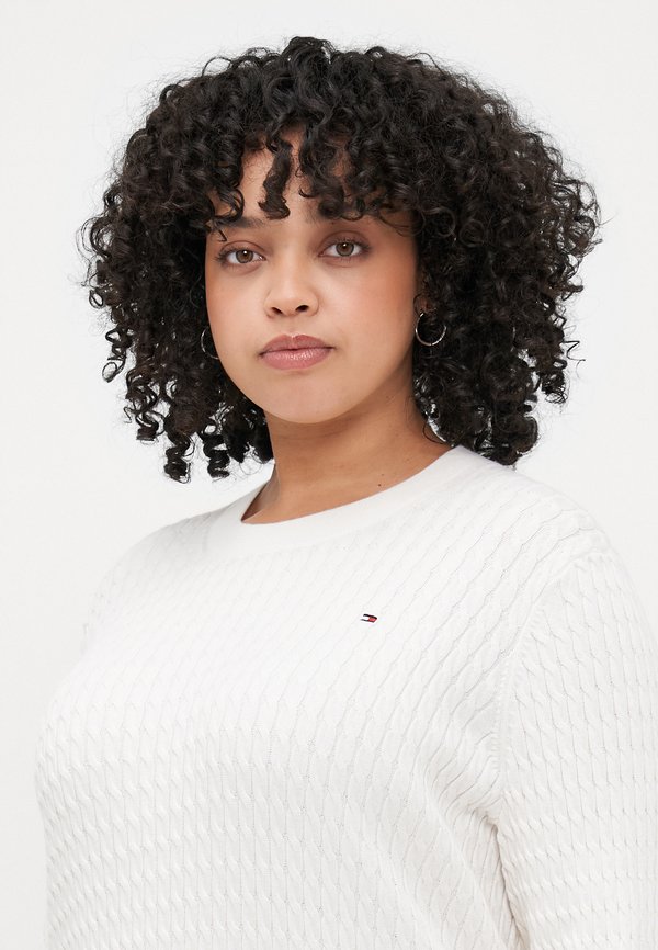 CABLE FINE - Jumper - ivory2