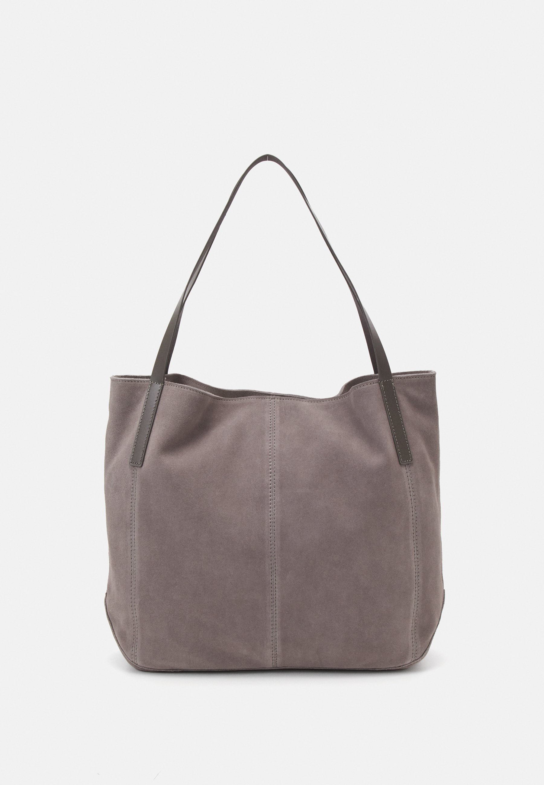 Anna Field LEATHER Tote bag anthracite