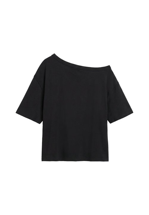 zalando — PULL&BEAR · ASYMMETRIC SHORT SLEEVE - T-SHIRT - T-shirt con stampa