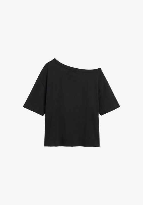 zalando — PULL&BEAR · ASYMMETRIC SHORT SLEEVE - T-SHIRT - T-shirt con stampa