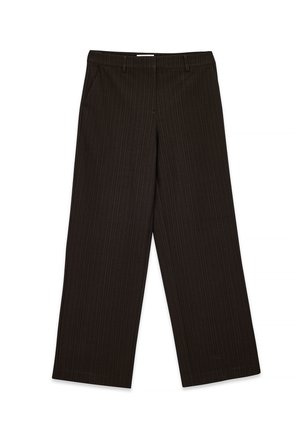 WIDE HERRINGBONE SUITING  - Bukser - brown stripe