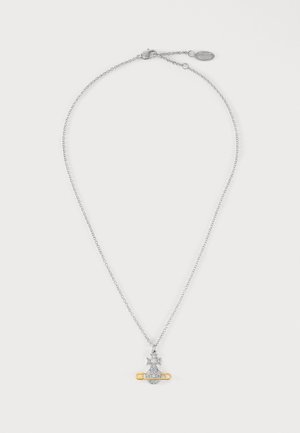 Vivienne Westwood, HECTORINA PENDANT UNISEX - Колие - silver-coloured/gold-coloured/white