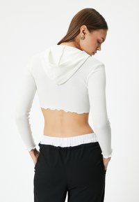 Koton CROP - Cardigan - white