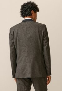 Next TAILORED FIT TRIMMED TEXTURED - Suknjič - brown
