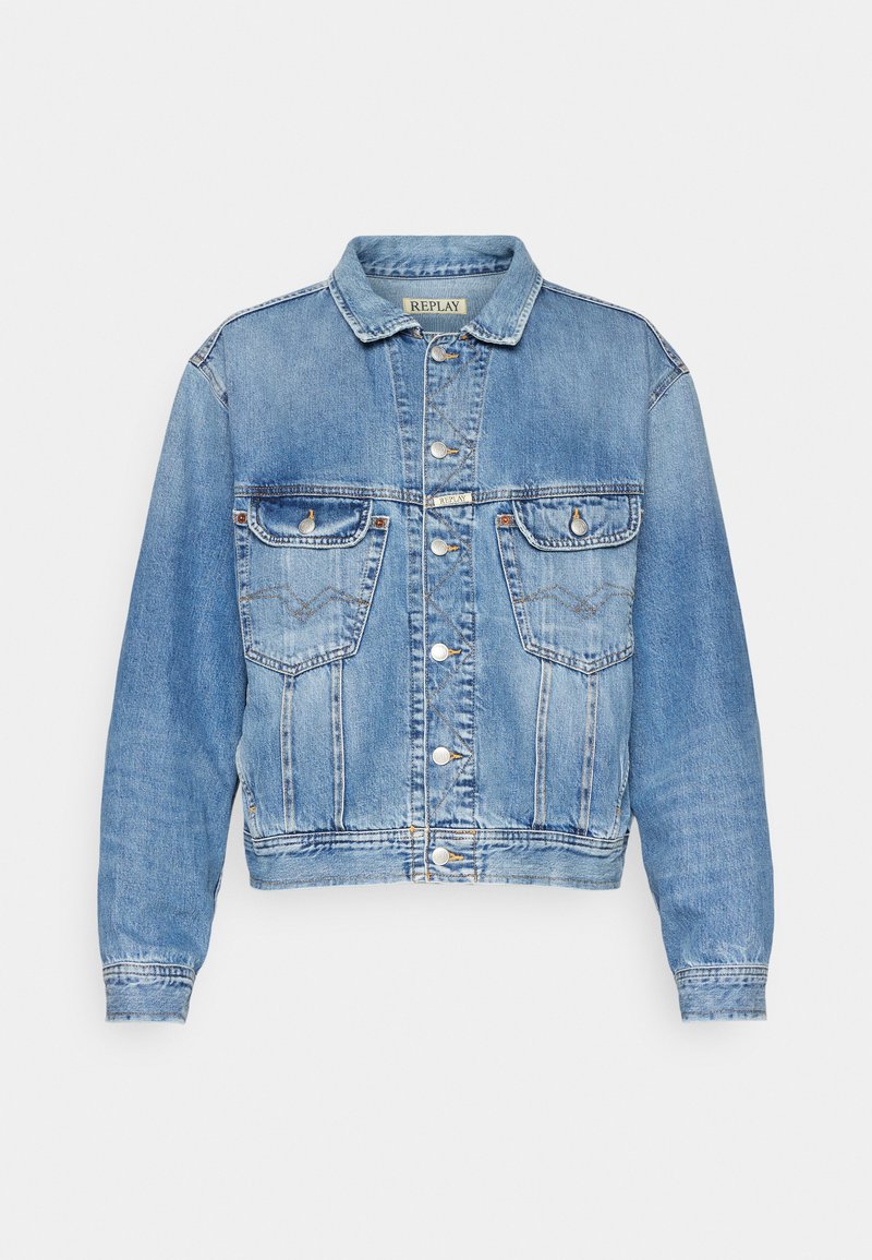 Replay M9Z1 JACKET Jeansjacke Medium Blue blue Denim Zalando replay-m9z1-jacket-jeansjacke-medium-blue-blue-denim-zalando