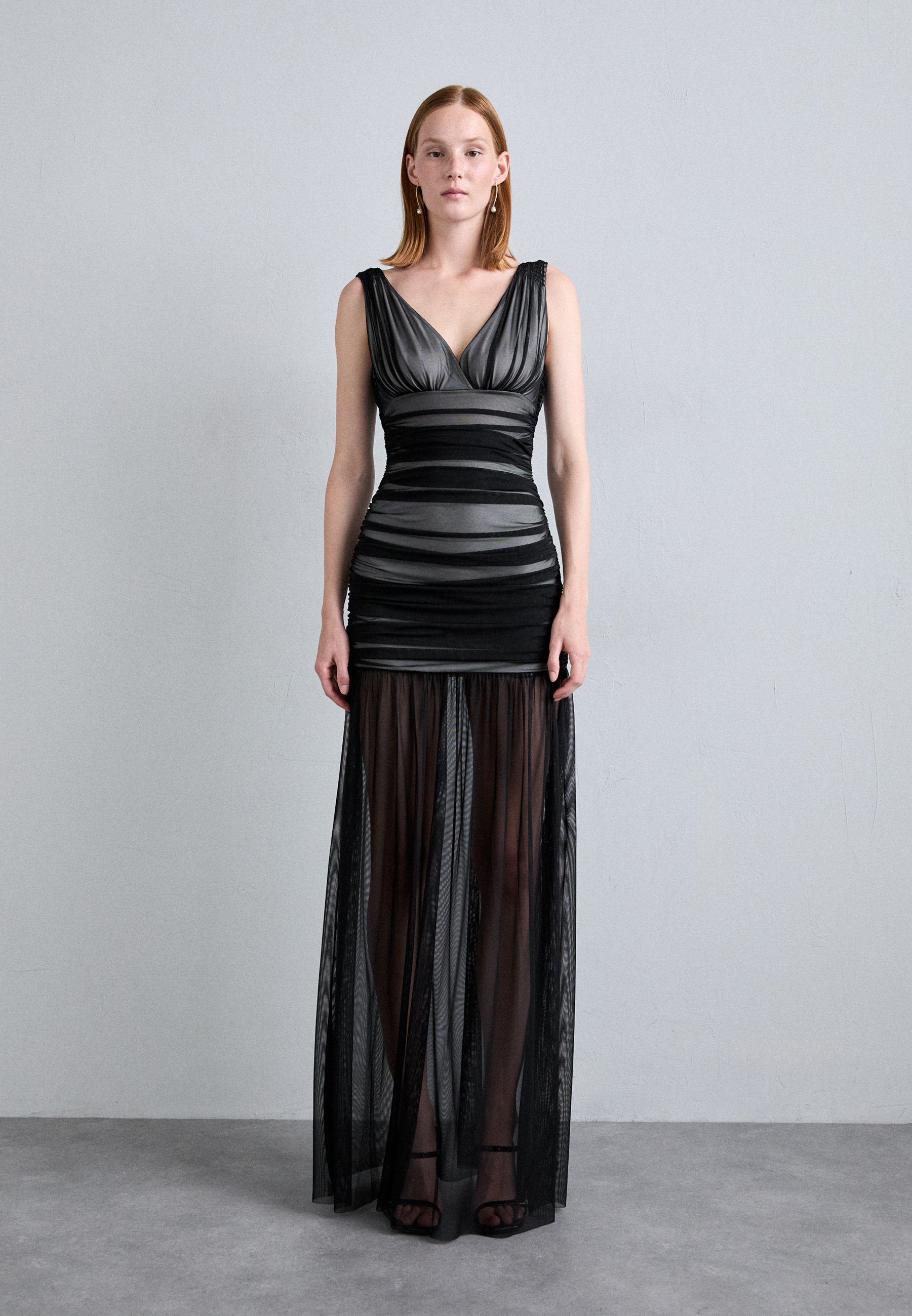 Norma Kamali TARA PICKLEBALL GOWN - Robe de cocktail - black