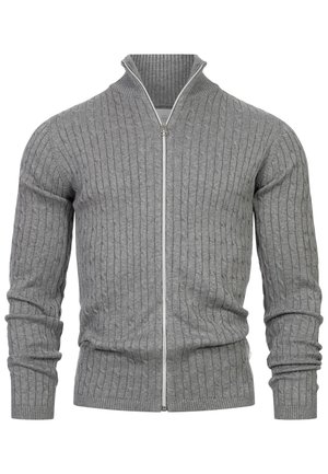 CABLE - Kardigán - lt grey mix