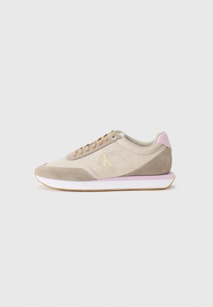 Calvin Klein RETRO RUNNER  - Baskets basses - chateau/taupe/fragrant lilac