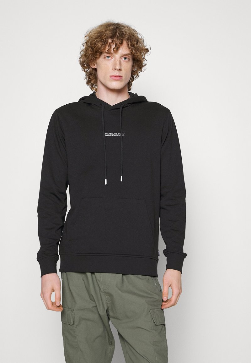 Only & Sons ONSELON LIFE LOGO - Kapucni - black/fekete - Zalando.hu