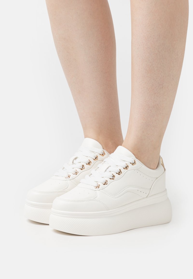 Even&Odd Wide Fit Sneakers laag white/wit Zalando.nl