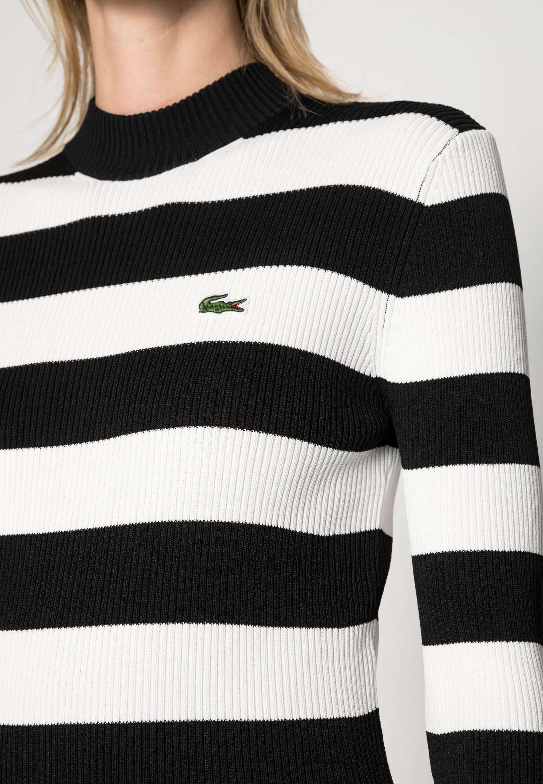 lacoste jumper black