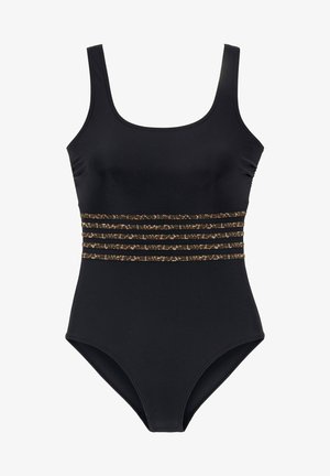 Swimsuit - schwarz-leo