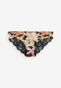Next BRAZILIAN THREE PACK - Fecskék - black floral pink cream