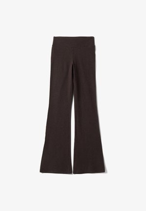 OVS, FLARED LEGGINGS - Leggings - dark brown