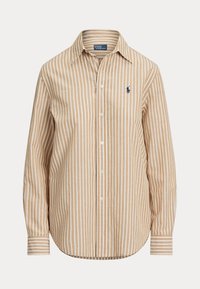 Unselected, classic camel/white