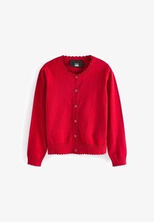 SCALLOPED EDGE SCHOOL - Strickjacke - red