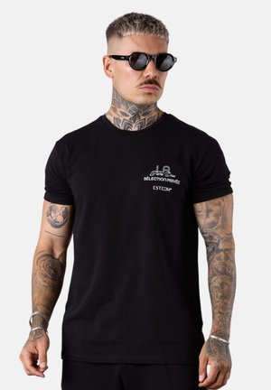 SELECTION PRIVEE - Print T-shirt - black