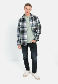 camel active Overshirt grau-meliert