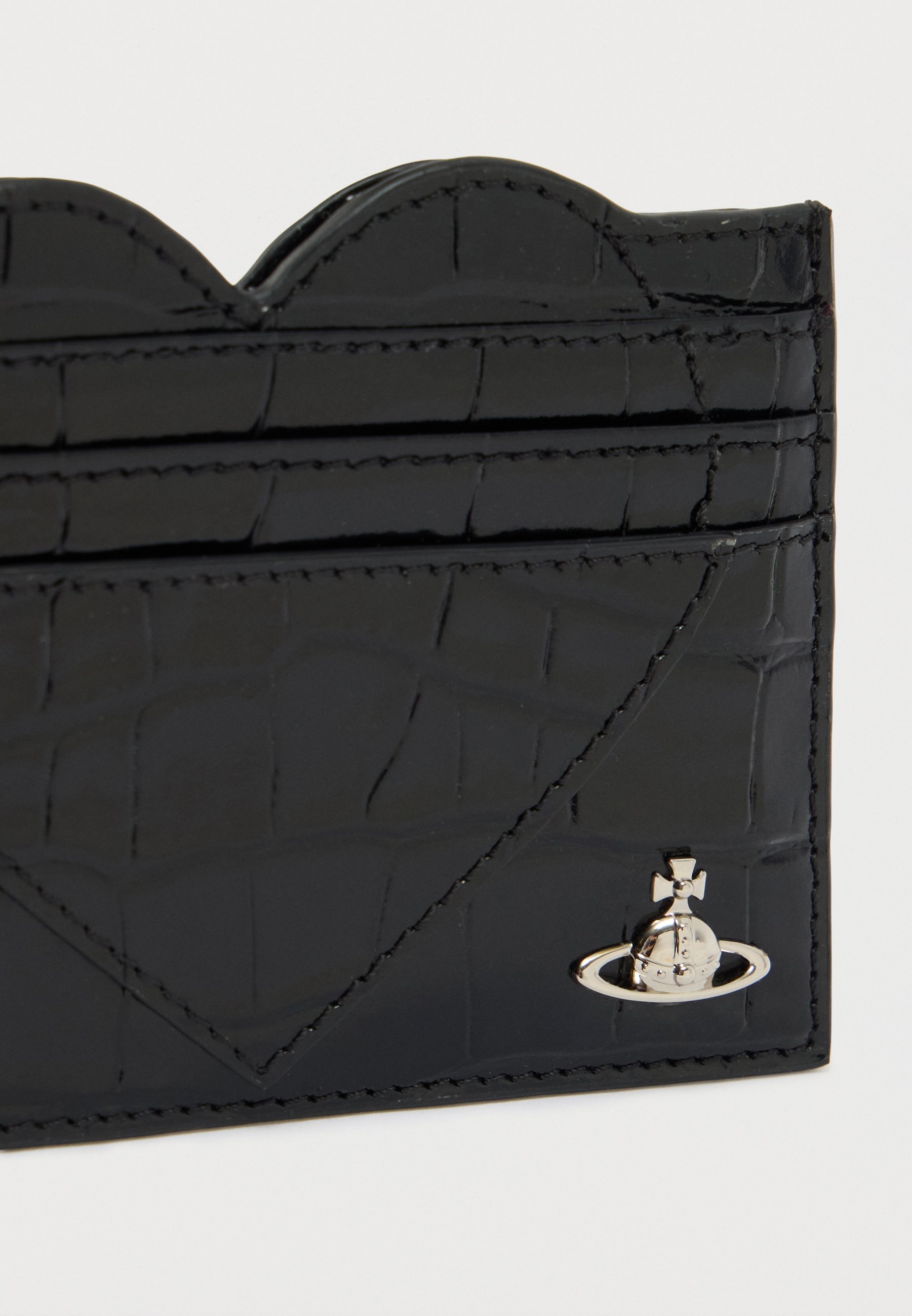 Vivienne Westwood HEART CARD HOLDER - Wallet - black - Zalando
