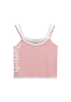 Bench, BENCH X SUPERDRY &AMP; CO BENCH FITTED CAMI LAYER VEST - Top - pink  white