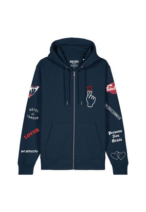 UNISEX - Sweater met rits - dark blue