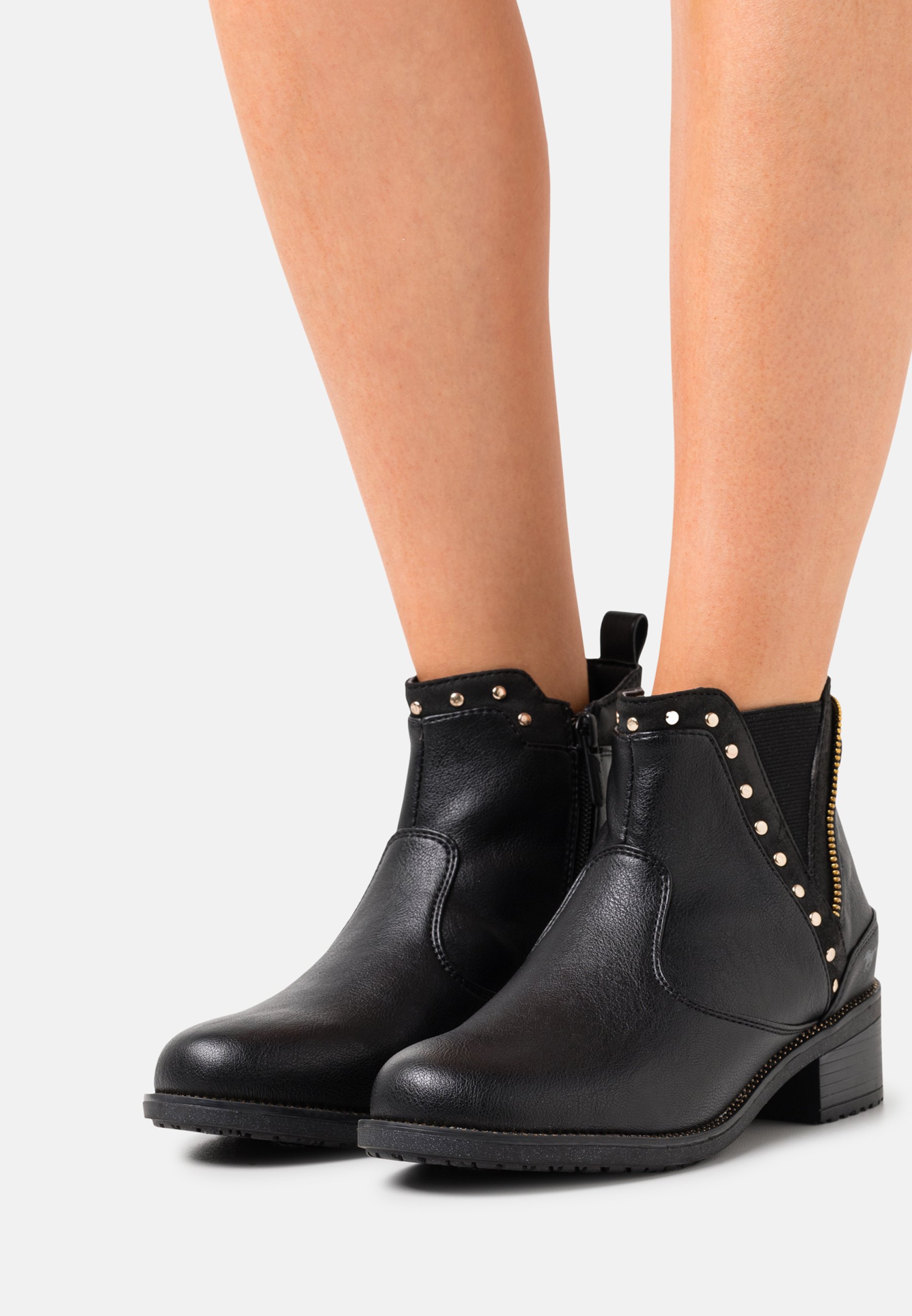 Mustang Stivali con i lacci - black/nero - Zalando