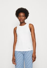 Tommy Hilfiger SLIM TANK - Viršus - optic white