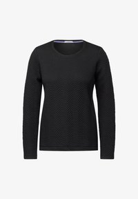 Camiseta De Manga Larga Básica Para Mujer CECIL - Algodón Puro, Corte Clásico, Ideal Para Capas O Uso Diario