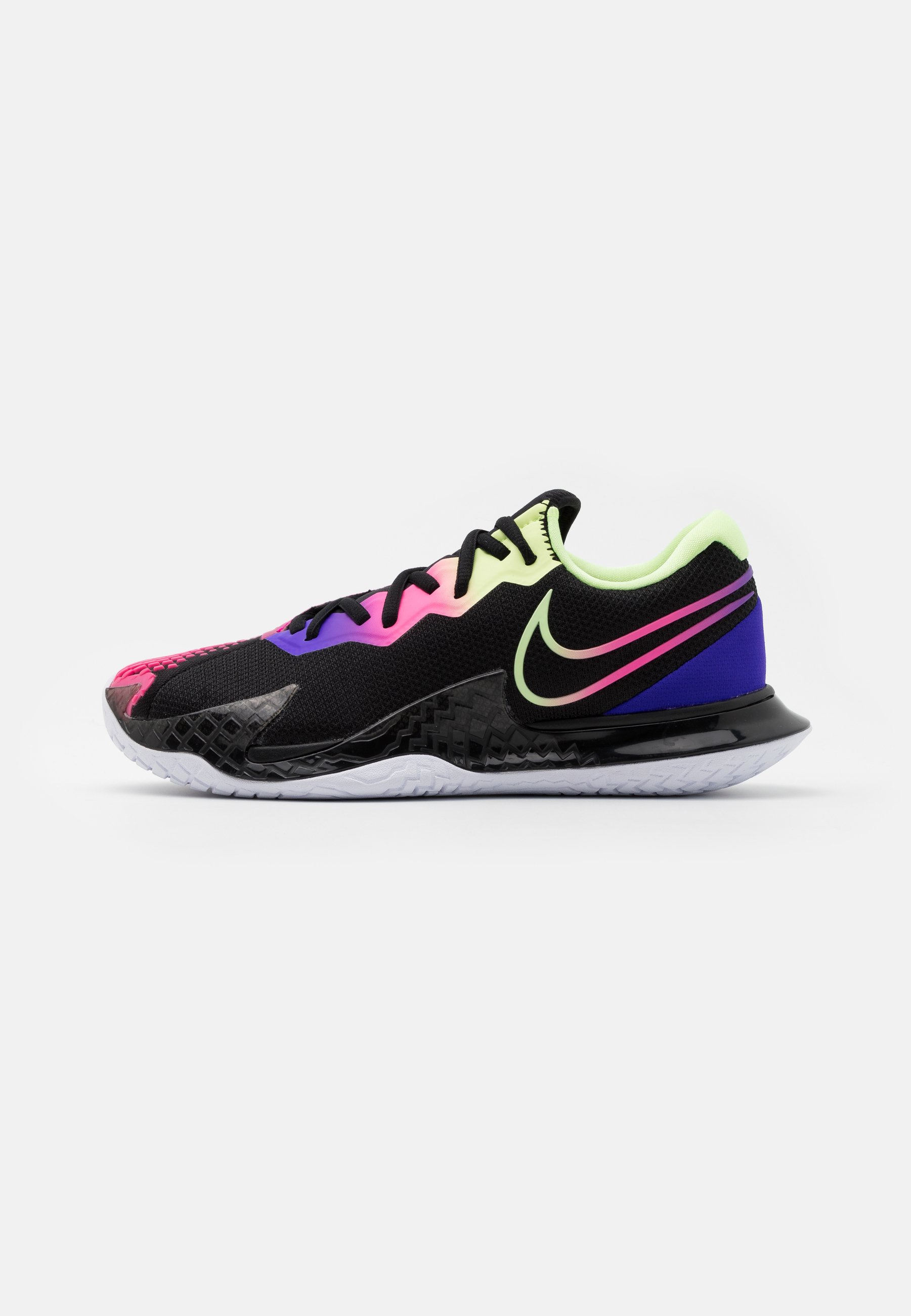 Nike Performance Air Zoom Vapor Cage 4 Multicourt Tennis Shoes Black Liquid Lime Fierce Purple Black Zalando Co Uk