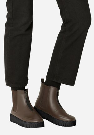 TULIP - Botines con plataforma - braun schwarz