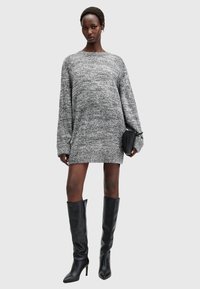 AllSaints DAZZLE - Abito in maglia - grey