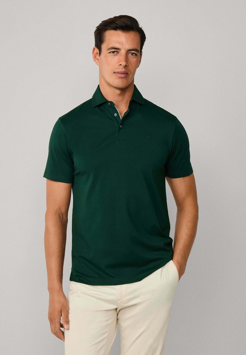 Hackett London PIMA - Pikeepaita - forest night green