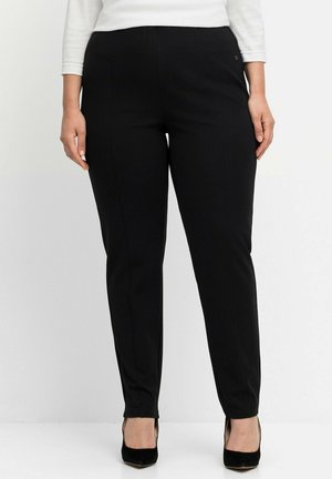 Sheego, Stoffhose - schwarz