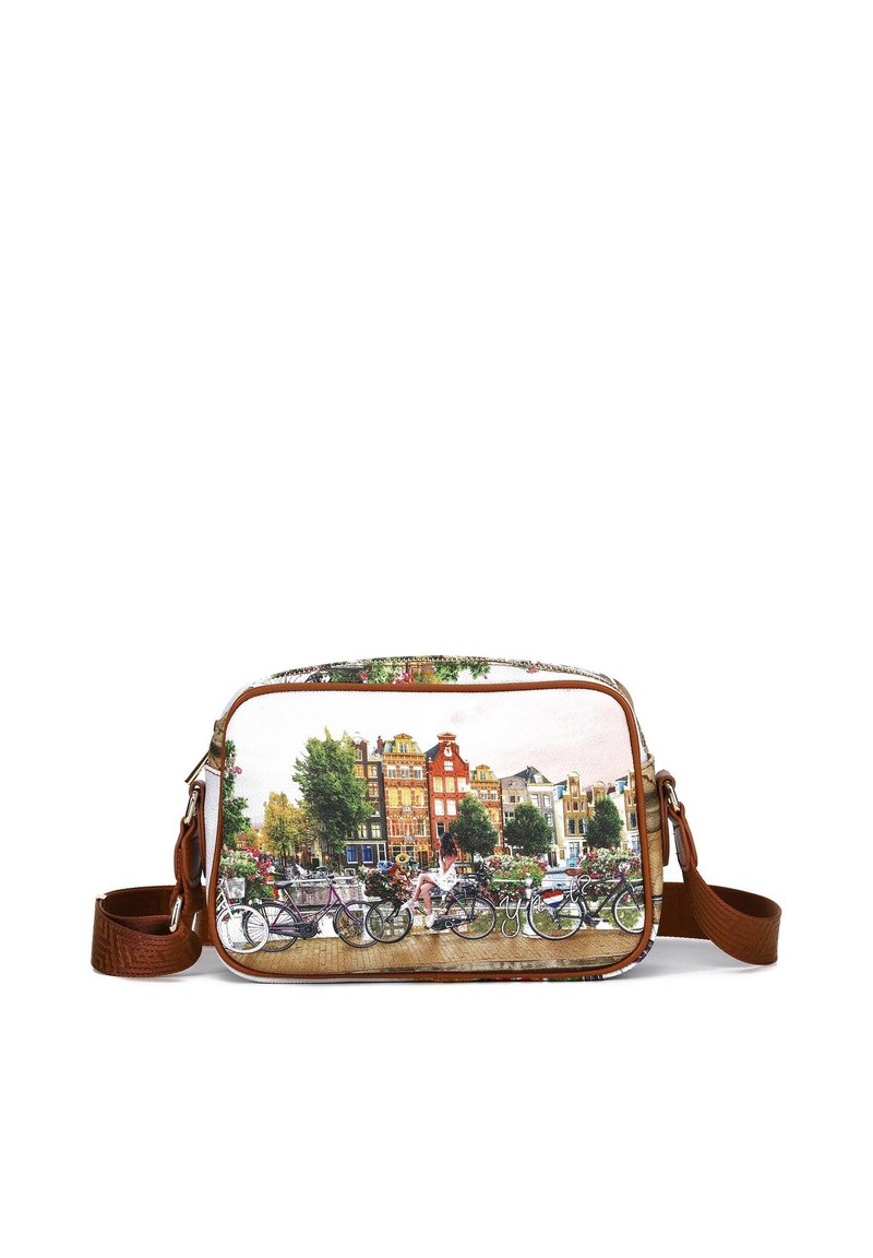 Y Not? Borsa a tracolla - flower river