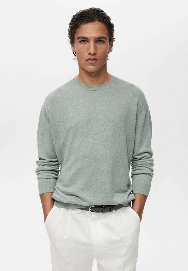 TIGER - Strickpullover - wassergrün