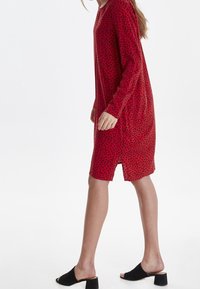 ICHI Vestido informal - red
