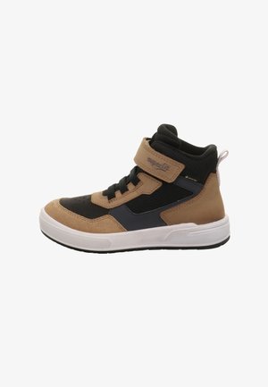 Lace-up ankle boots - braun schwarz