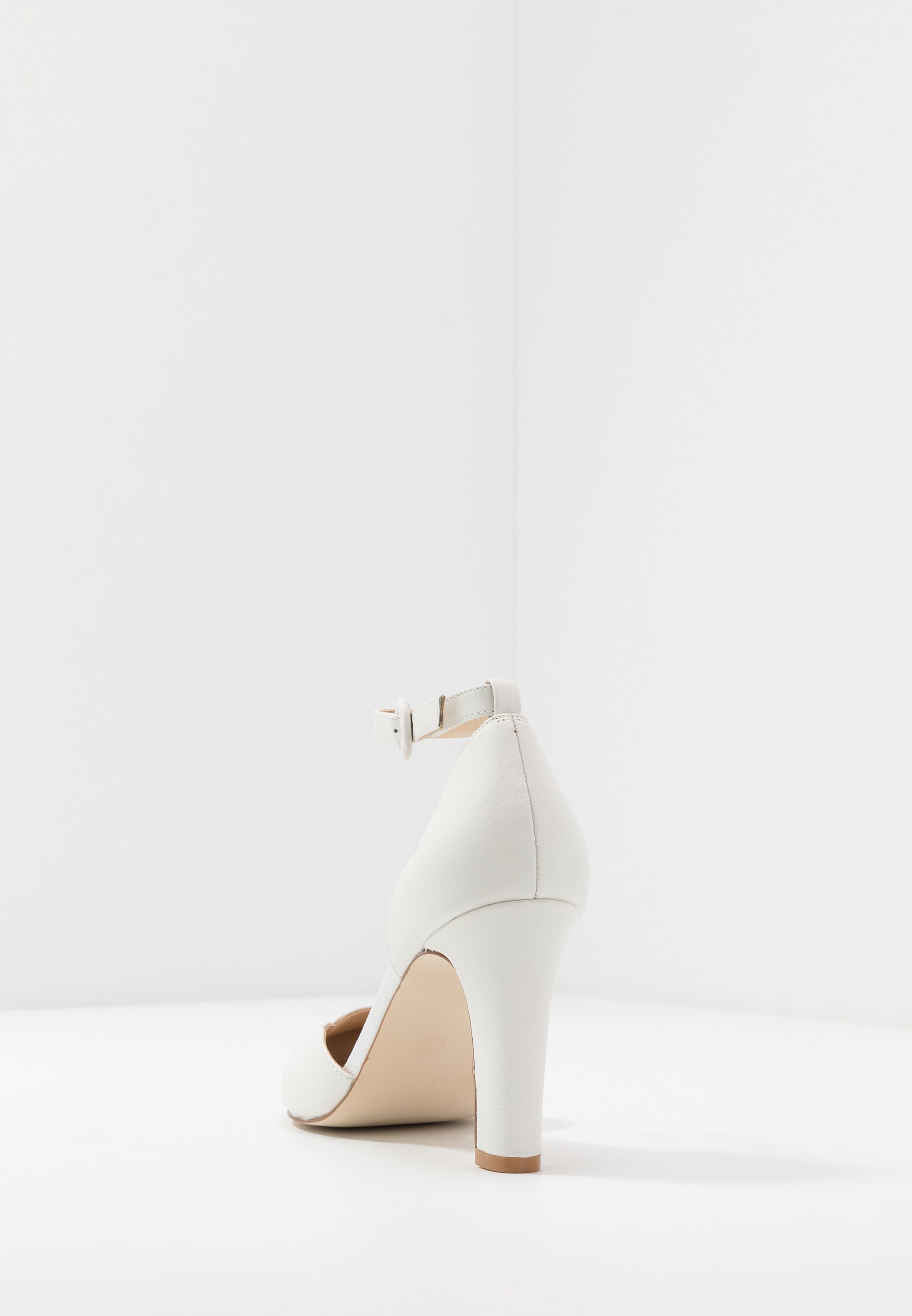 Anna Field LEATHER PUMPS - Escarpins à talons hauts - white/blanc - ZALANDO .FR