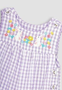 JoJo Maman Bébé APPLIQUÉ GINGHAM - REGULAR FIT - Montérky - lilac purple bunny