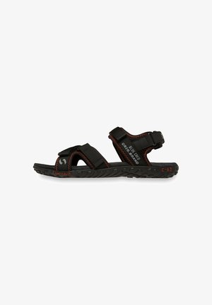 MIT KLETTVERSCHLÜSSEN - Walking sandals - black