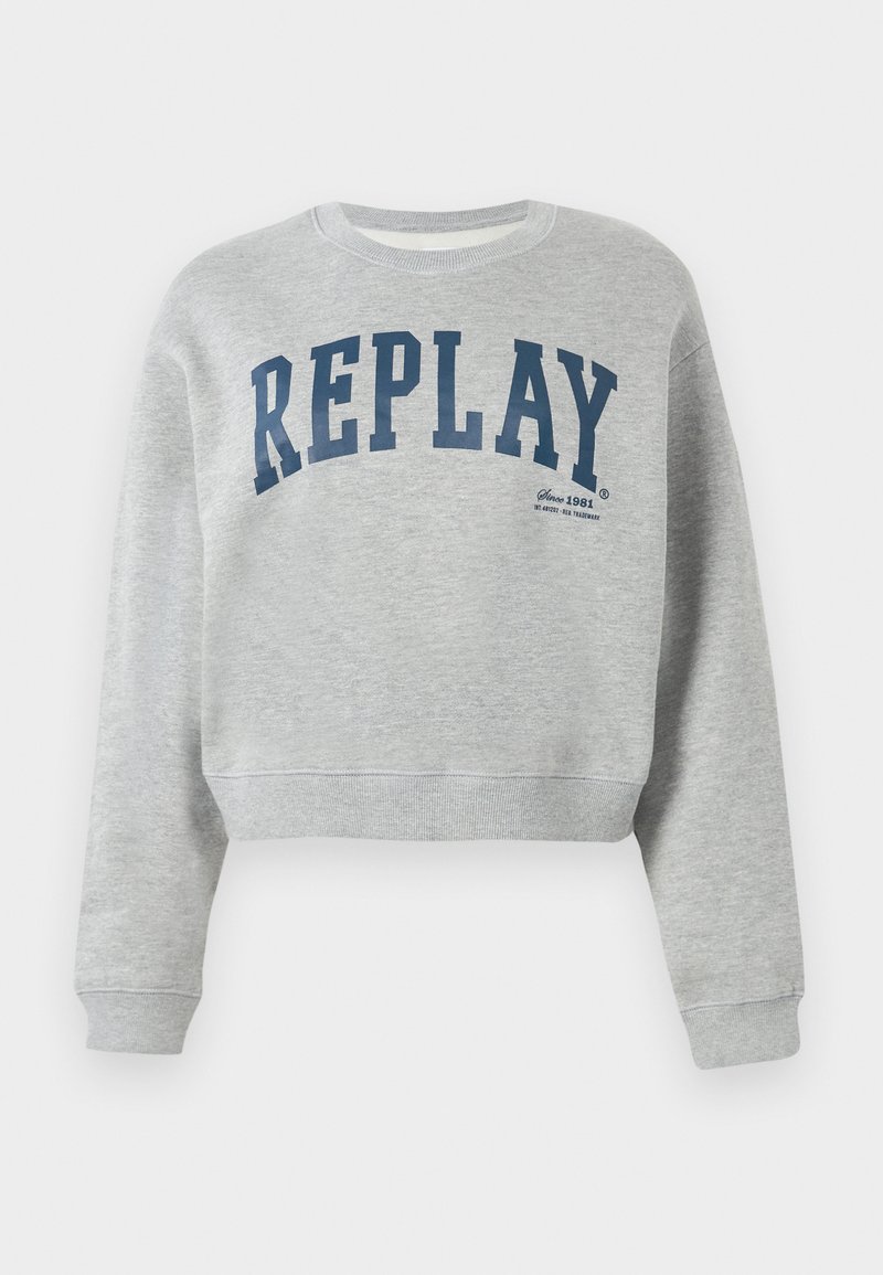 Replay Sweater grijs