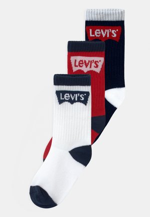 Levi's Jungen Socken 3er Pack, Batwing Mid Cut, Lässige Styles Für Den Alltag – Verschiedene Farben