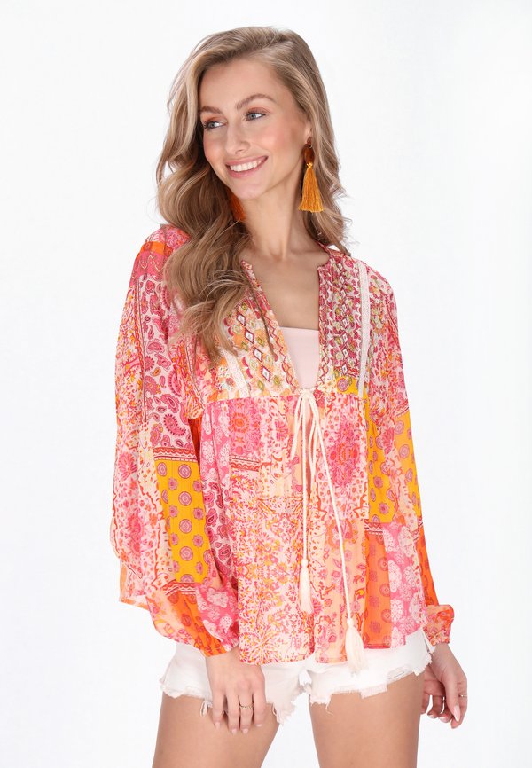 Bluse - orange multicolor