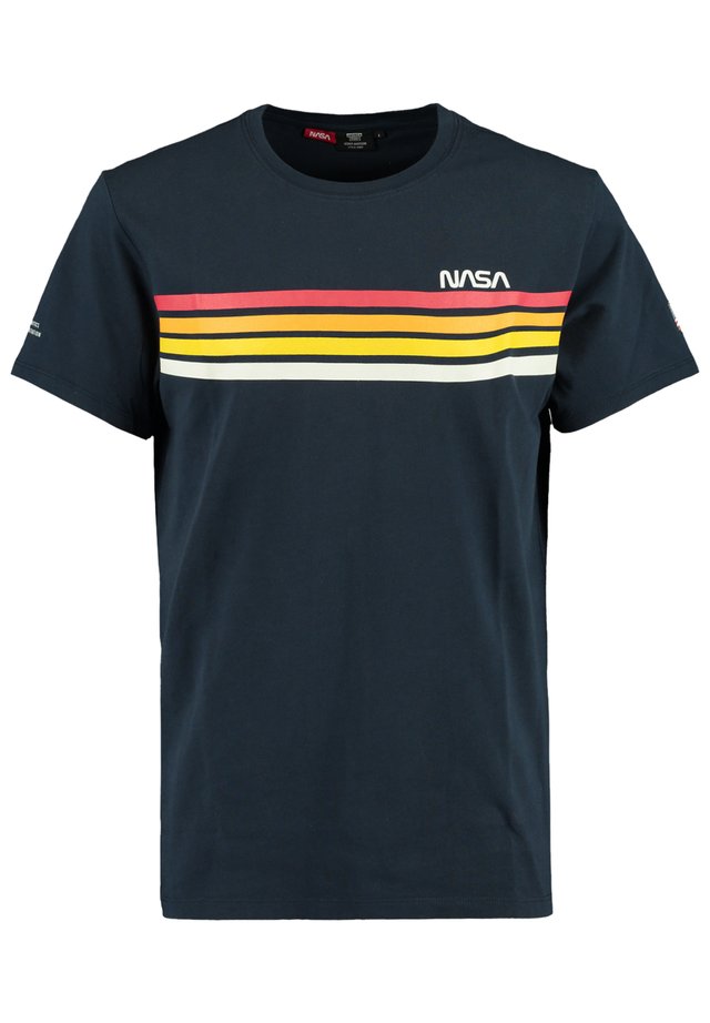 T-shirt print - deep blue