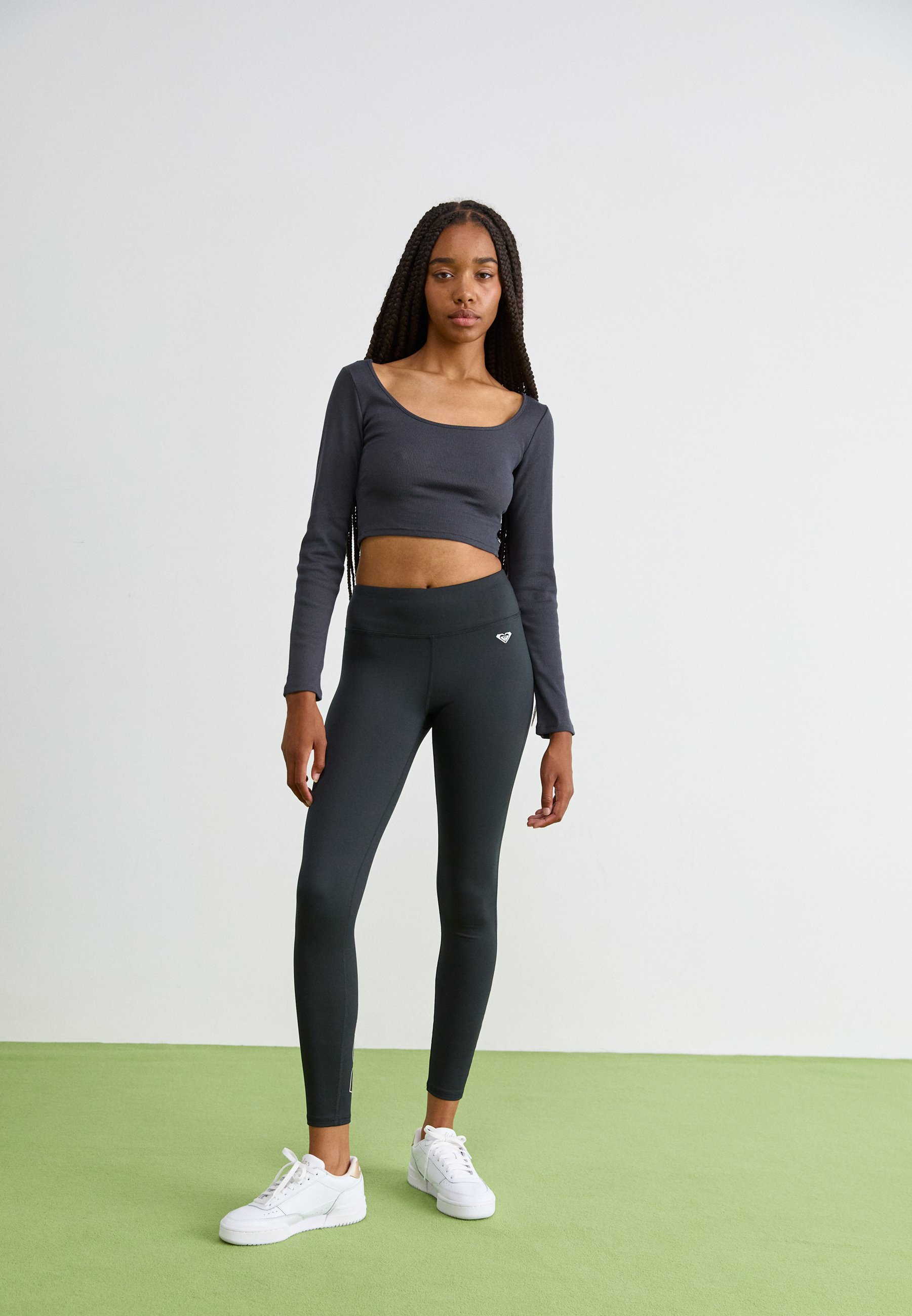 Roxy EVERYDAY FLOW - Leggings - black - Zalando.co.uk